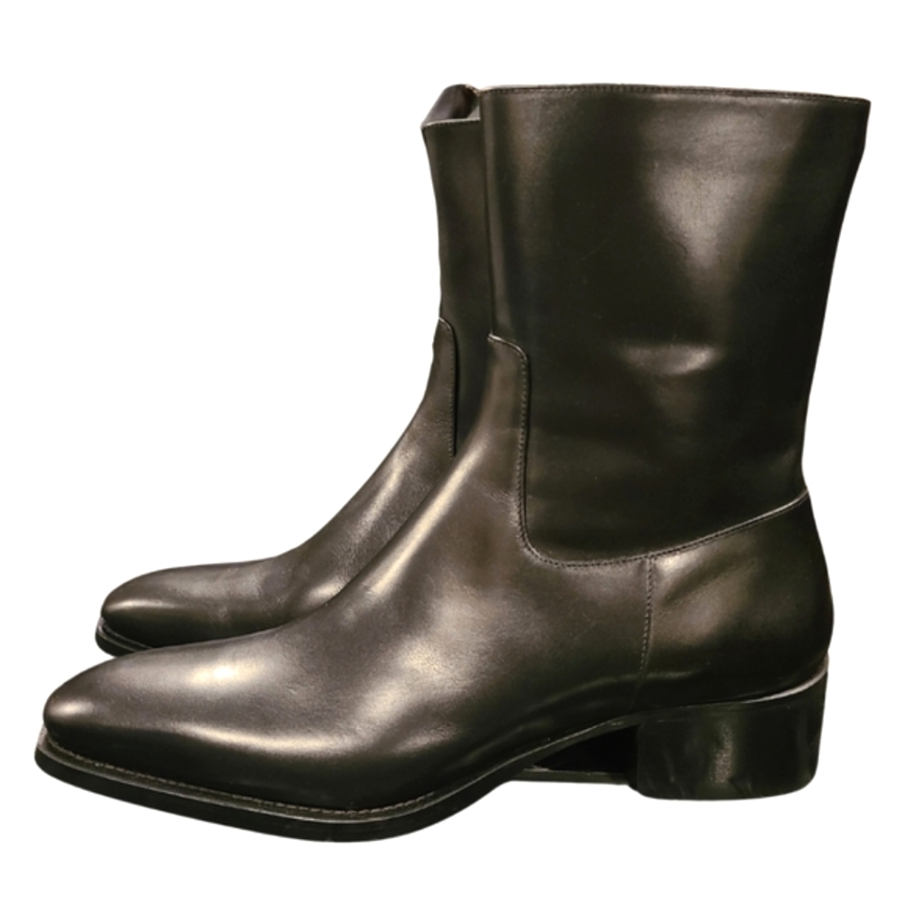 DSQUARED2 🇨🇦 45mm Pierre Leather Ankle Boots - US 11, Black